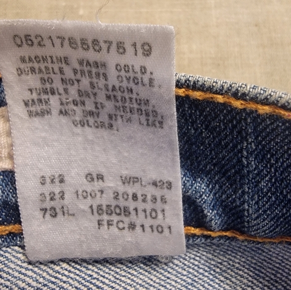 Levis 505 Straight Leg Y2K Jeans - Picture 6 of 6